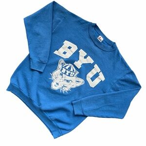 Vintage 90s BYU Cougars Crewneck Sweatshirt – Signal Sports Made in USA